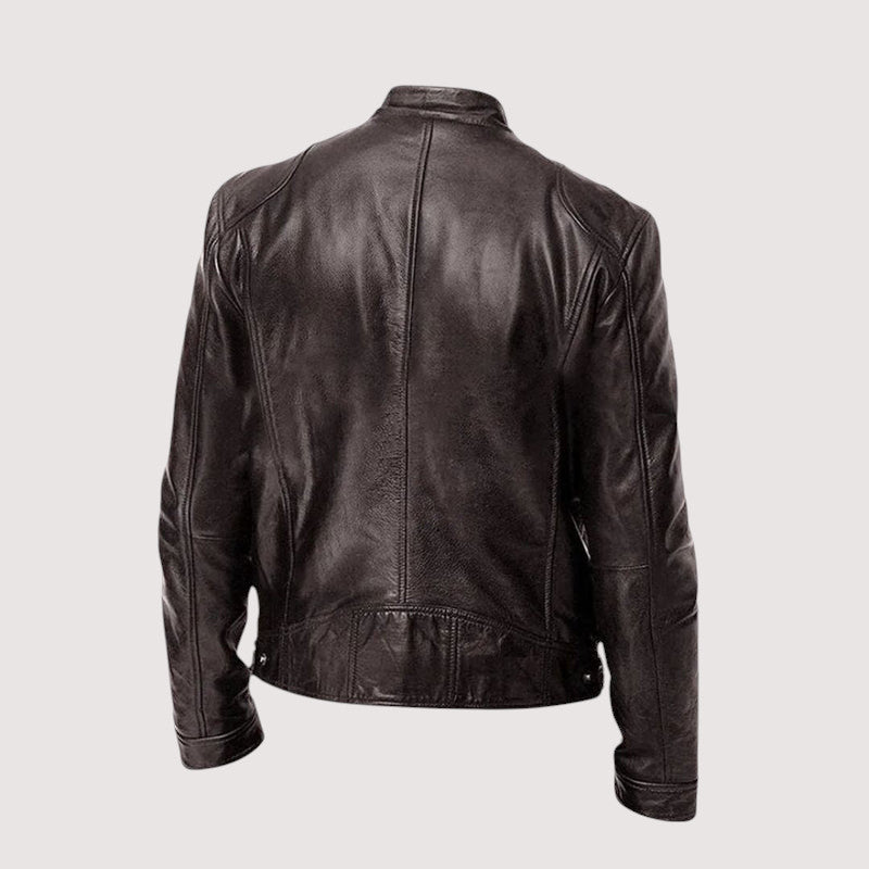 Marc™ Chaqueta de cuero para hombre.