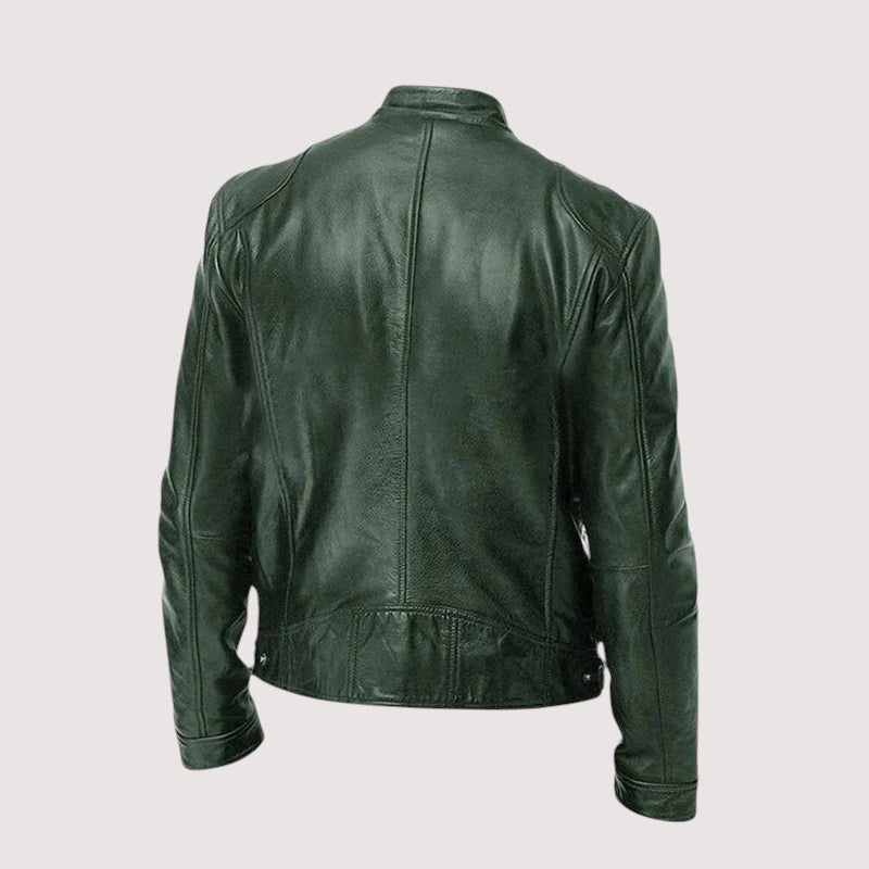 Marc™ Chaqueta de cuero para hombre.