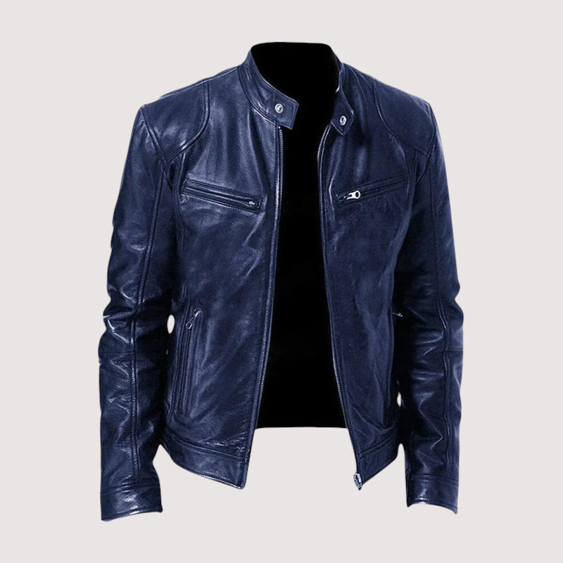 Marc™ Chaqueta de cuero para hombre.