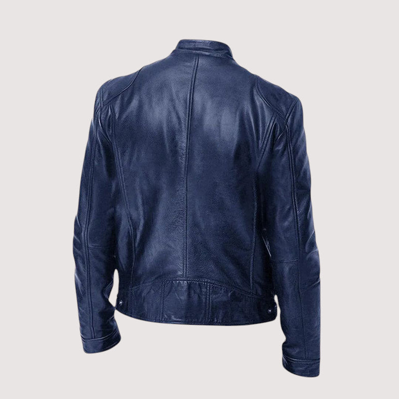 Marc™ Chaqueta de cuero para hombre.